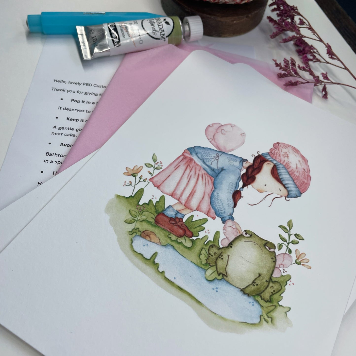 The fairy and the frog