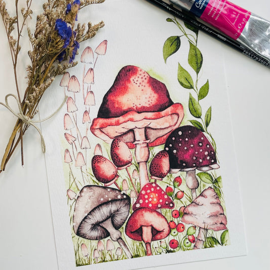 Enchanted Mushroom Grove